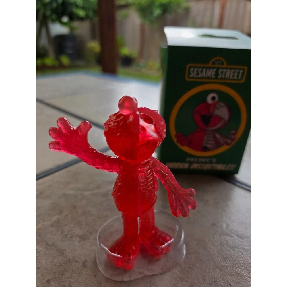 Mighty Jaxx Jason Freeny Sesame Street Elmo Red Translucent Chase Figure